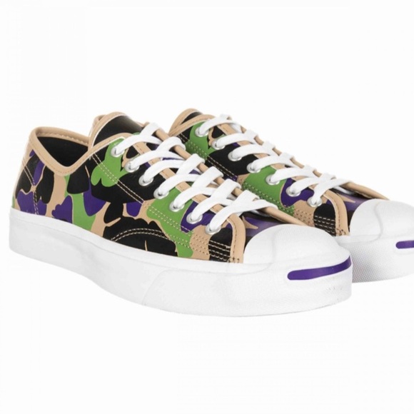 Converse Other - Rare Men’s Converse Jack Purcell Multi Color Camo